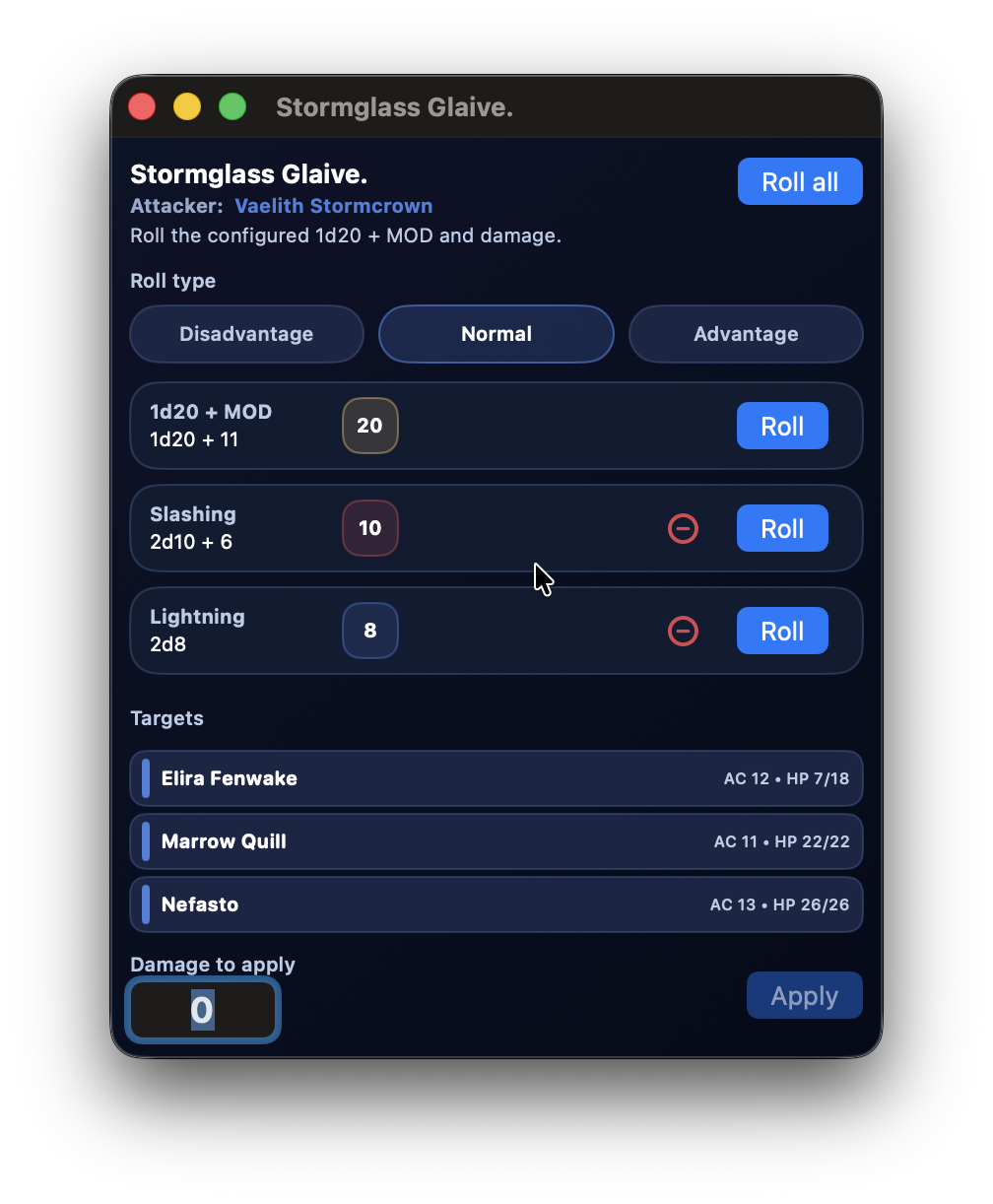 Full Attack link creation